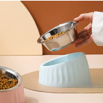 宠物餐碗厂家-食品级不锈钢防溢出