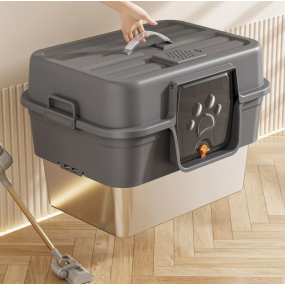 猫砂盆厂家-高品质不锈钢封闭