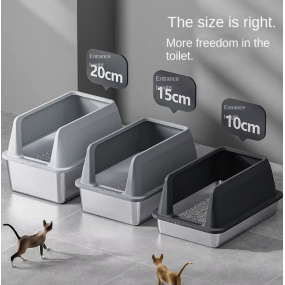 Cat Litter Tray Factory - Dual Layer Stainless Steel 20L Capacity
