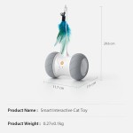 自动猫玩具生产商-智能羽毛互动自玩