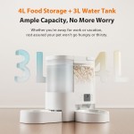 智能宠物喂食器供应商-一体式视频监控4L 3L自动