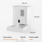 宠物喂食器饮水机生产商-二合一自动智能套装