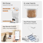 自动宠物喂食器厂家-新款4L食物余量检测