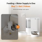 宠物喂食器饮水机生产商-二合一智能自动设计