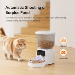 自动宠物喂食器厂家-新款4L食物余量检测