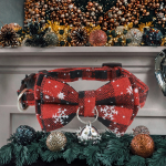 狗圣诞项圈厂家-圣诞老人吊坠可拆卸铃铛