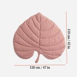 猫床垫厂家-叶子形状双面卡通