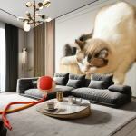 猫球玩具厂家-豪华USB充电自滚