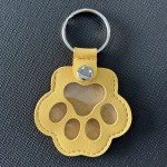 宠物毛发存储厂家-皮革袋钥匙扣吊坠