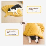 猫床垫厂家-叶子形状双面卡通