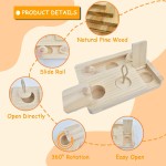 豚鼠玩具厂家-木质丰容隐藏零食