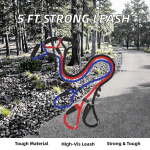 宠物滑链厂家-5英尺重型尼龙反光