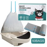 猫砂袋厂家-大号抽绳垃圾管理