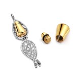 宠物骨灰项链厂家-小号纪念莲花吊坠