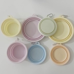 宠物折叠碗厂家-可定制logo可折叠旅行