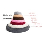 宠物甜甜圈床厂家-豪华镇静毛绒可洗