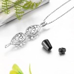 宠物骨灰项链厂家-小号纪念莲花吊坠