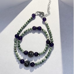 宠物水晶项圈厂家-天然石能量守护