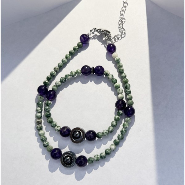 宠物水晶项圈厂家-天然石能量守护