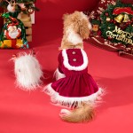 宠物T恤厂家-圣诞法兰绒圣诞老人连帽衫