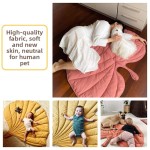 猫床垫厂家-叶子形状双面卡通