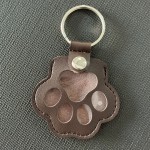 宠物毛发存储厂家-皮革袋钥匙扣吊坠