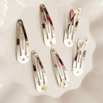 发夹厂家-卡哇伊DIY金色法式发针5cm