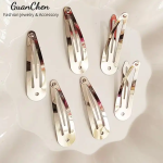 发夹厂家-卡哇伊DIY金色法式发针5cm