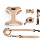 犬用背带套装厂家-奢华泰迪天鹅绒法斗