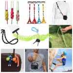 犬用牵引绳厂家-柔软棉绳8mm尼龙免提