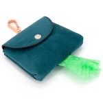 犬用废物袋分配器生产商-定制便携天鹅绒织物