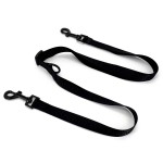 双犬牵引绳厂家-重型360度旋转防缠绕