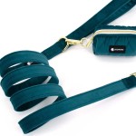 犬用粪便袋支架供应商-定制便携免提天鹅绒