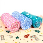 宠物毯生产商-柔软绒面爪印睡垫