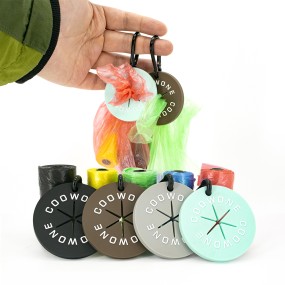 Dog Poop Bag Holder Supplier - Custom Hands Free Round Carton Shape