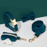 犬用背带套装厂家-奢华灯芯绒法斗全套