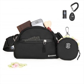 Dog Walking Bag Manufacturer - Custom Waterproof Nylon Crossbody