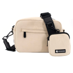 犬用散步包供应商-纯素皮革斜跨水瓶支架