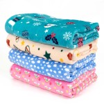 宠物毯厂家-批发奢华法兰绒圣诞