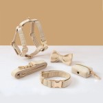 犬用背带套装厂家-奢华灯芯绒法斗全套