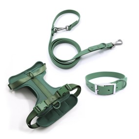 Dog Harness Set Factory - Custom Hands Free PVC Waterproof Design