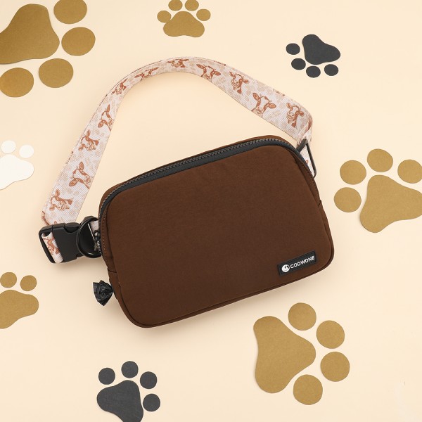 腰包生产商-女士防水尼龙斜跨胸包