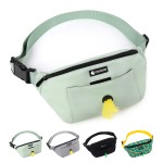 腰包生产商-女士防水尼龙斜跨胸包