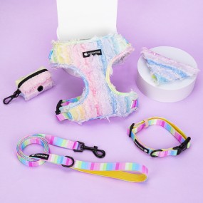 Pet Collar Set Manufacturer - Custom Floral Pattern Unique Design