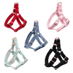 犬用背带套装厂家-奢华灯芯绒法斗全套