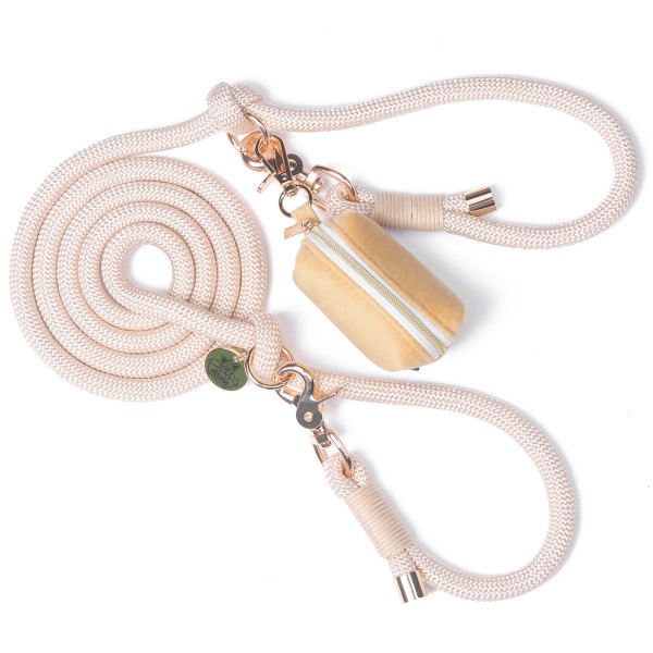 犬用牵引绳厂家-定制尼龙绳可调免提