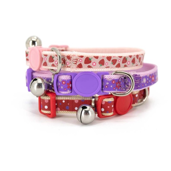 猫项圈生产商-定制可调尼龙安全扣