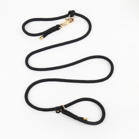 Dog Leash Factory - Soft Cotton Rope 8mm Nylon Hands Free