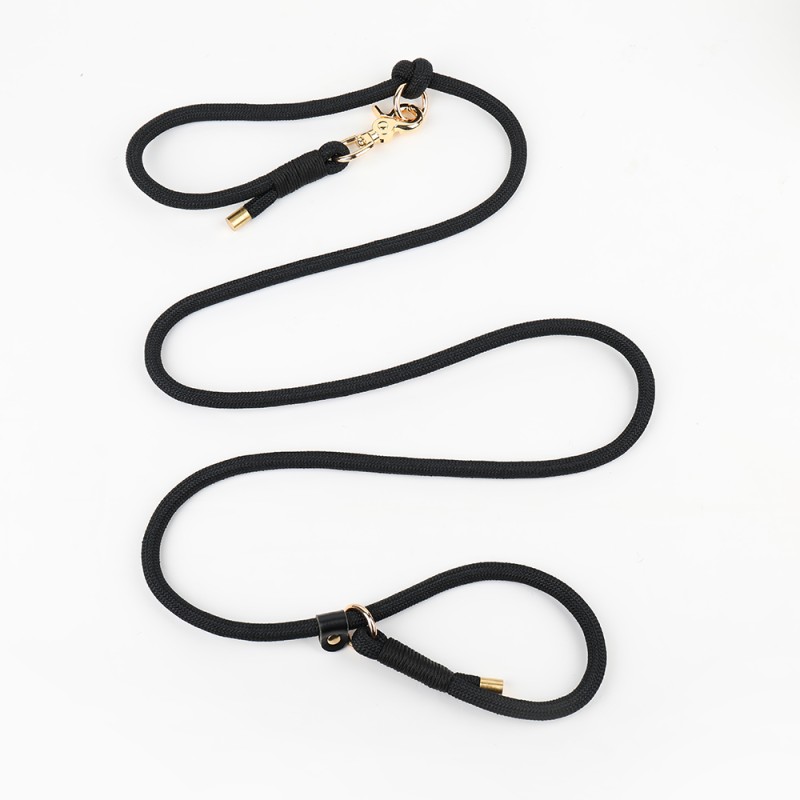 犬用牵引绳厂家-柔软棉绳8mm尼龙免提