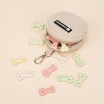 犬用零食袋厂家-定制奢华灯芯绒拉链口袋